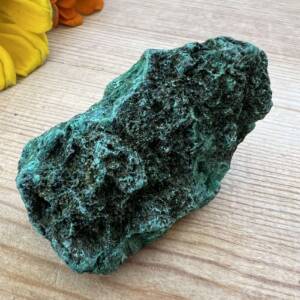 natural malachite cluster