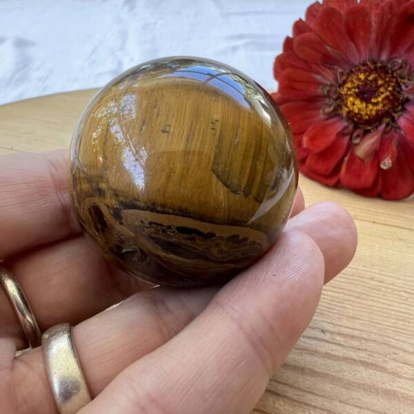 golden tiger eye sphere