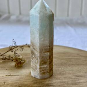 Caribbean calcite tower throat chakra vishuddha NZ online crystal shop