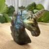 labradorite unicorn natural mineral feldspar hand carved statue NZ online crystal shop