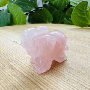 rose quartz elephant