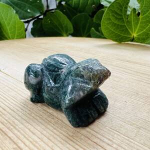 moss agate frog