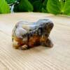 bumble bee jasper frog carved statue natural artwork quartz chalcedony online crystal shop NZ