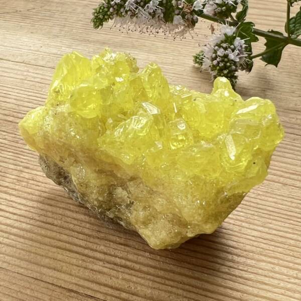 sulphur crystals