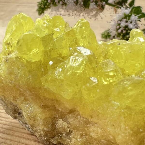 sulphur crystals