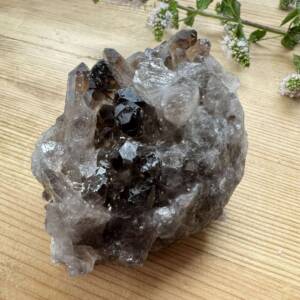 smokey quartz cluster druzy quartz SiO2 root chakra muladhara online crystal shop NZ