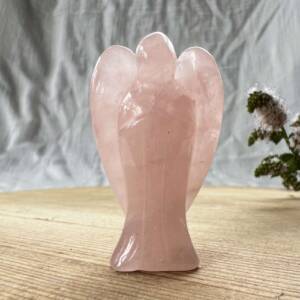 rose quartz angel cut and polished the hidden gem online crystal shop NZ anahata charka heart chakra