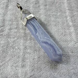 blue lace agate pendant