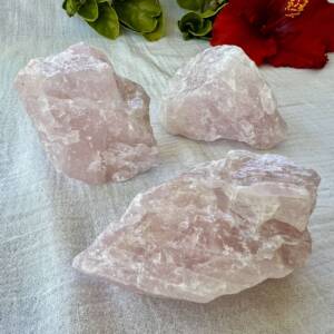 natural rose quartz