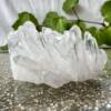 clear quartz cluster natural crystal home decor
