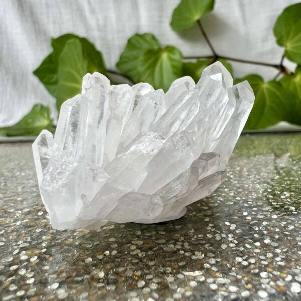 clear quartz cluster