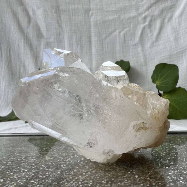 clear quartz cluster