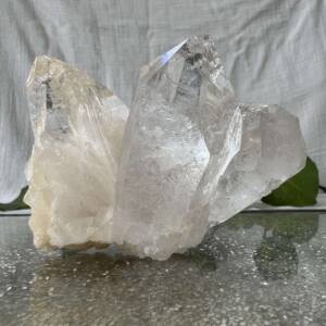 clear quartz cluster