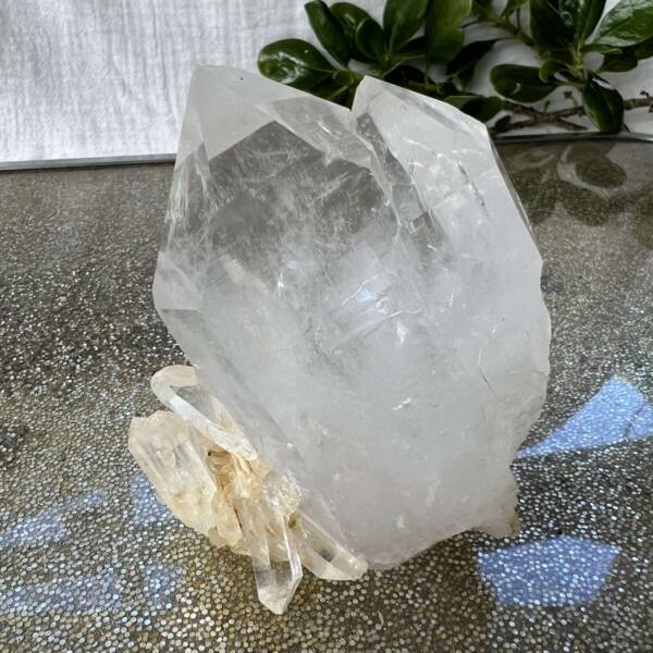 clear quartz cluster