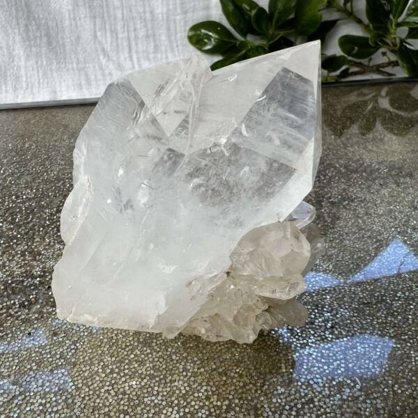 clear quartz cluster