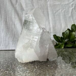 clear quartz cluster