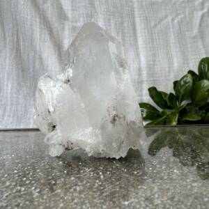 clear quartz cluster