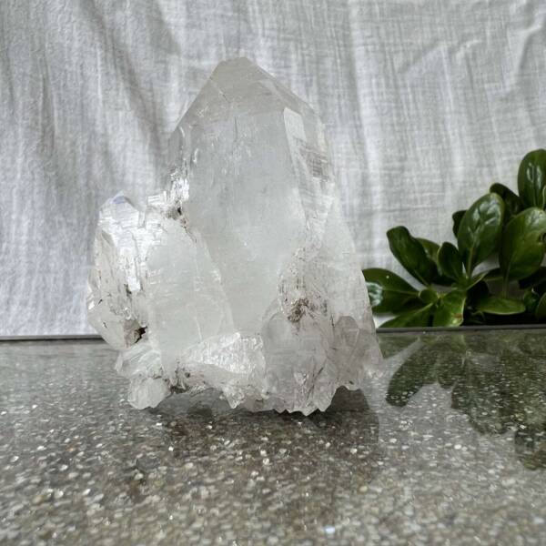 clear quartz cluster