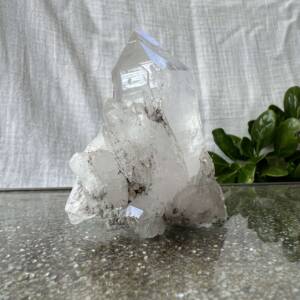 clear quartz cluster