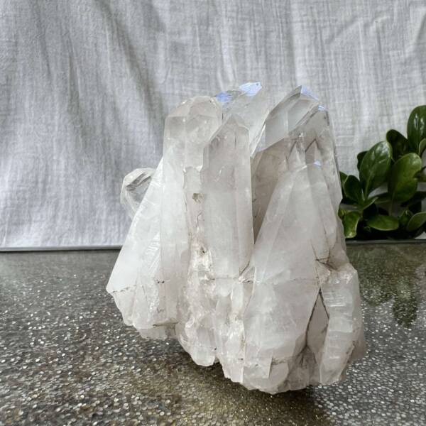 clear quartz cluster