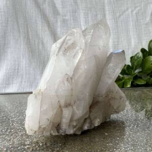 clear quartz cluster