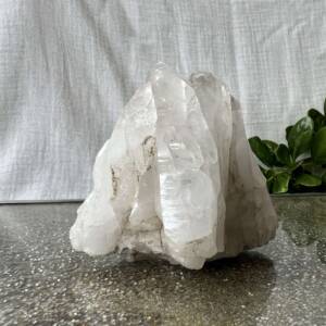 clear quartz cluster