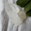 clear quartz point natural rock crystal