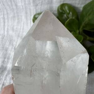 clear quartz point