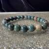 bloodstone bracelet natural red speckled green jasper chalcedony