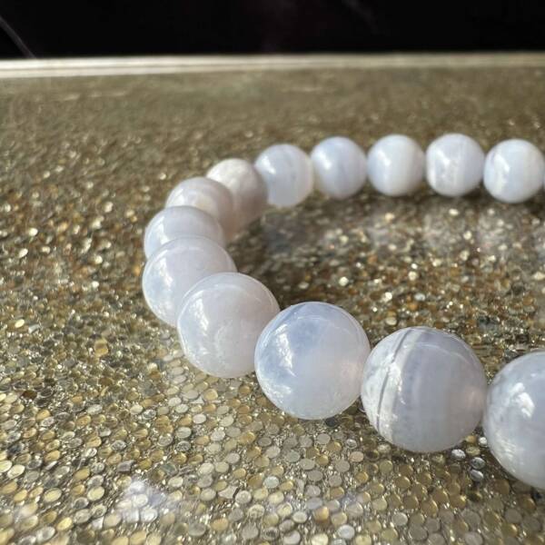 blue lace agate bracelet