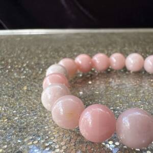 peruvian pink opal bracelet