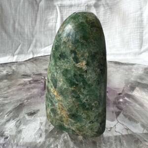 fuchsite freeform green mica rich phyllosilicate crystal home decoration desk decor heart chakra