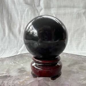 black basalt sphere