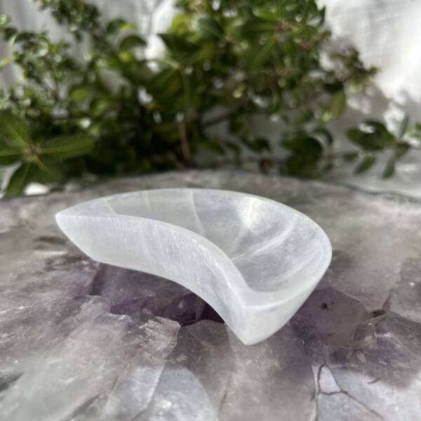 selenite moon dish