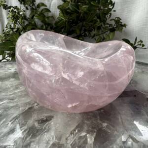 rose quartz dish