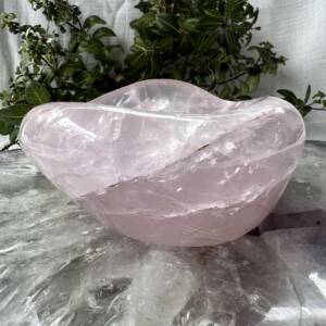 rose quartz dish