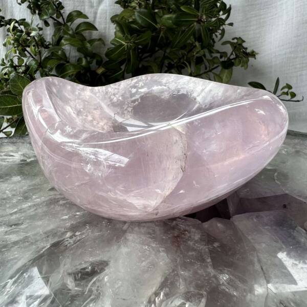 rose quartz dish