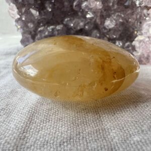 large golden quartz tumblestone natural crystal polished stone the hidden gem crystal shop online