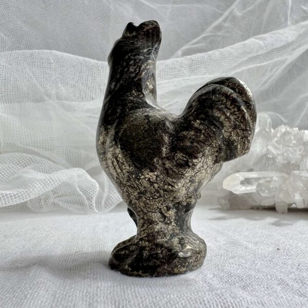 Iron pyrite rooster - Image 3