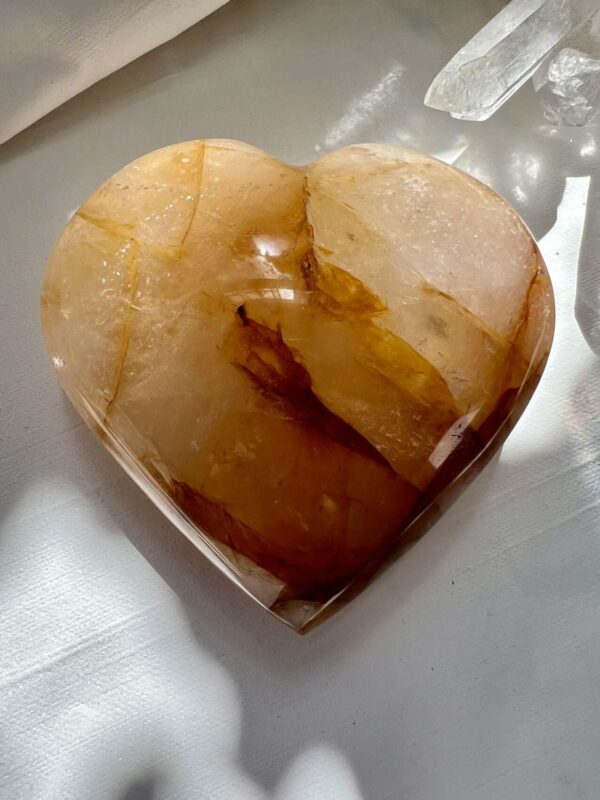 Golden quartz heart - Image 5