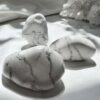 howlite tumblestones polished natural mineral grey white crystal for sale the hidden gem
