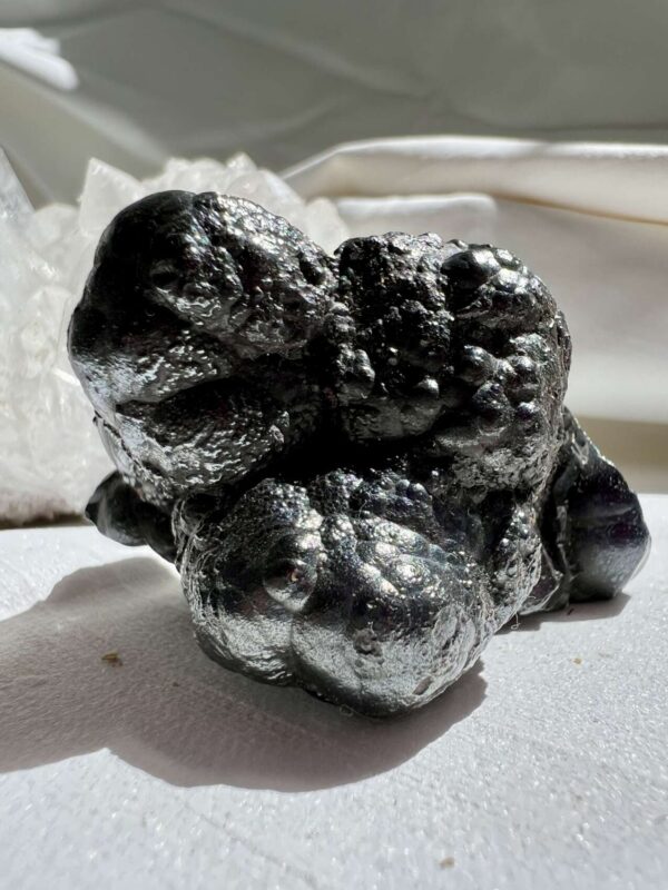 botryoidal hematite natural mineral bubble like metal root chakra muladhara