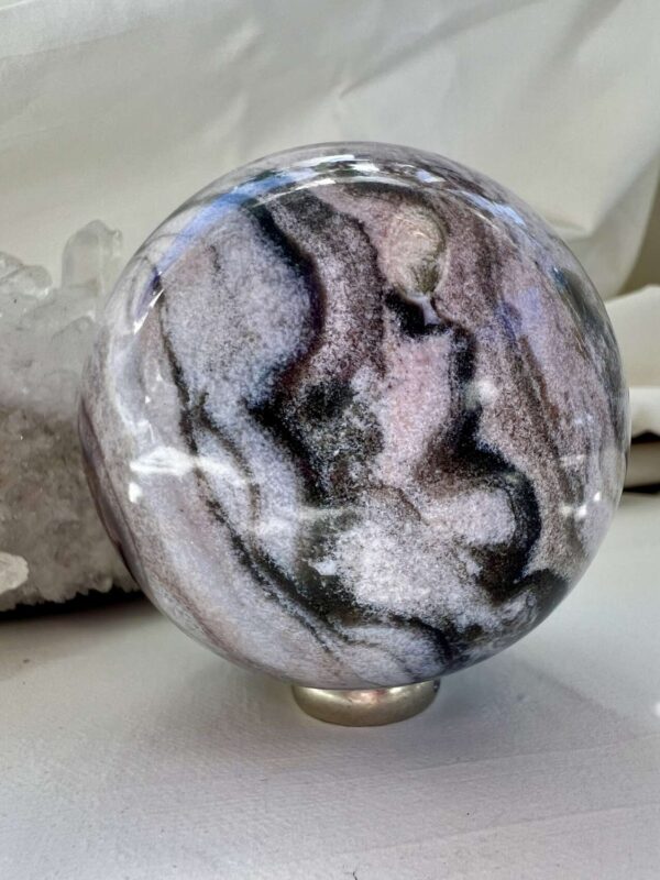 ocean jasper sphere natural crystal ball carved home decor healthy home