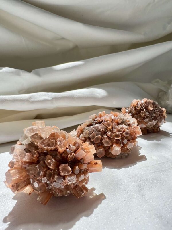 aragonite 'sputnik' orthorhombic crystal form of calcium carbonate home decor natural artworks