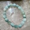 aquamarine bracelet polished bead semi precious crystal jewellery