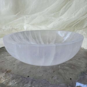 selenite bowl carved home decor natural crystal homeware natural artworks