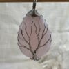 rose quartz pendant crystal necklace tree of life ancient talisman