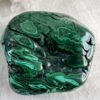 natural polished malachite freeform copper carbonate hydroxide green crystal green mineral