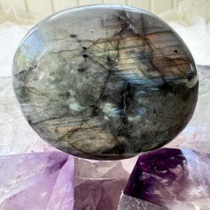 polished labradorite soapstone palmstone natural feldspar crystal