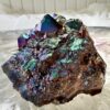 rainbow aura cluster amethyst cluster multicoloured crystal